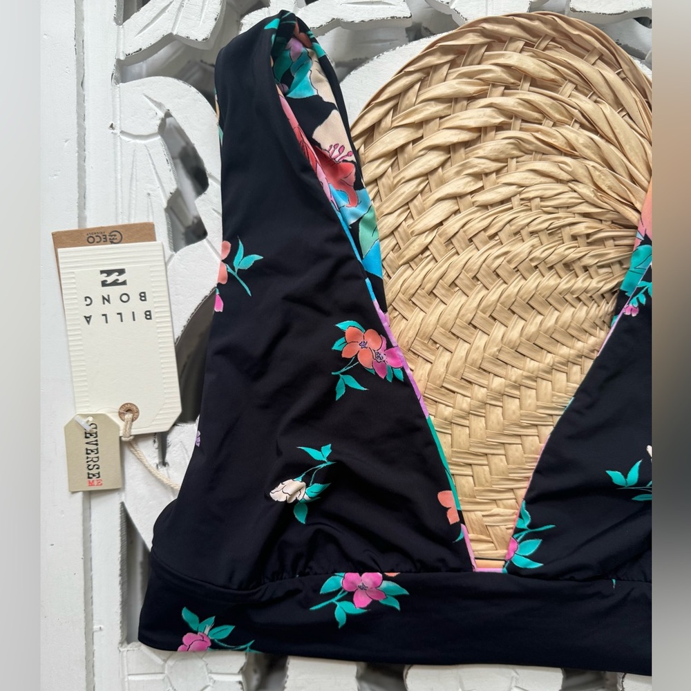 ⭐️ BILLABONG 🌴 Tropic Time Bikini Plunge Top